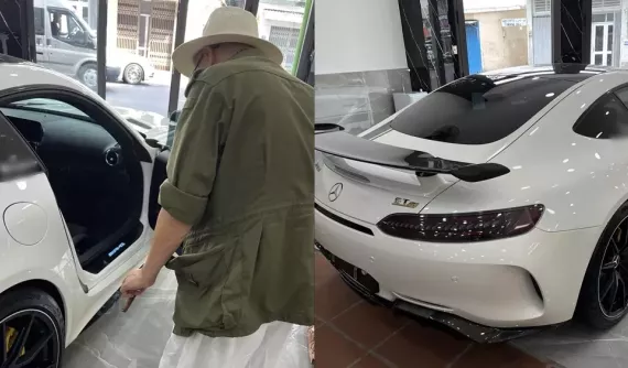 Sang chơi nhà người quen, "Qua" Vũ tiện tay mua luôn chiếc Mercedes-AMG GT R duy nhất đang rao bán