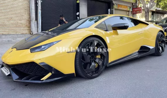 Siêu xe Lamborghini Huracan từng của Cường "Đô-la" xuất hiện với diện mạo mới mẻ tại Nha Trang