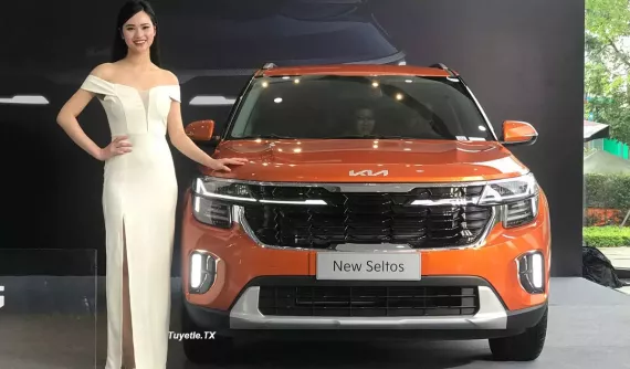 Cận cảnh hình ảnh thực tế của Kia Seltos 2024 mới ra mắt Việt Nam, giá chỉ từ 599 triệu đồng