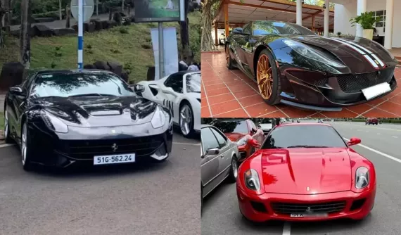 Tậu 812 Superfast, đây là 3 chiếc Ferrari sử dụng máy V12, hút khí tự nhiên hiếm có khó tìm tại Việt Nam của "Qua" Vũ