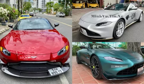 3 chiếc Aston Martin V8 Vantage thú vị của ông Đặng Lê Nguyên Vũ: 1 xe còn là bản giới hạn, số sàn chỉ 25 chiếc trên toàn cầu