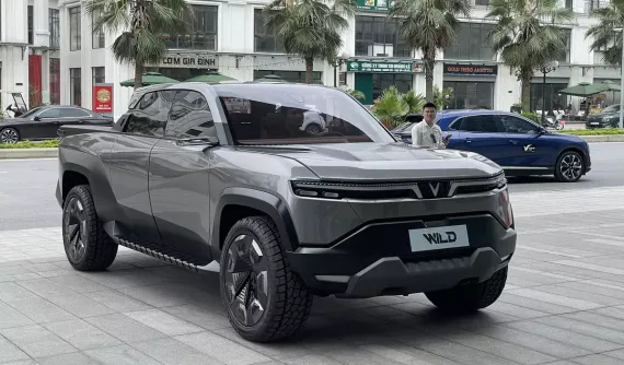 Xe bán tải điện VinFast Wild đã xuất hiện tại Việt Nam, chờ ngày bán ra thị trường