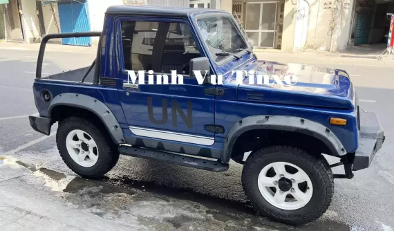 Cận cảnh "chiến binh" Suzuki Samurai của ông Đặng Lê Nguyên Vũ lần đầu dạo phố