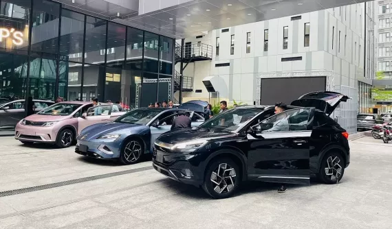 Bộ ba xe điện BYD đã có mặt tại Việt Nam, sẵn sàng ra mắt trong tháng này