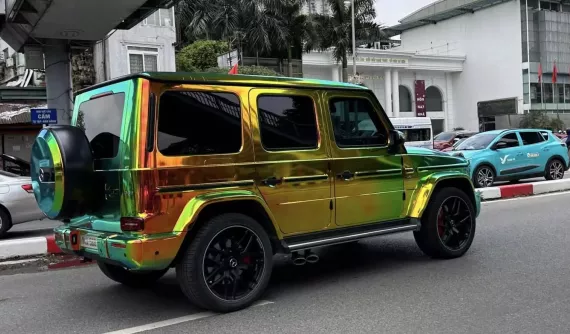 Mercedes-AMG G63 phiên bản "tắc kè hoa" của đại gia Quảng Ninh