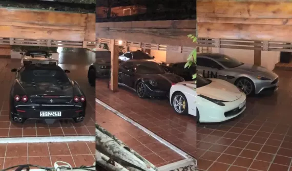 Biệt thự chứa đầy siêu xe của doanh nhân cà phê này khiến không ít người thích thú, chỉ là số lẻ trong bộ sưu tập