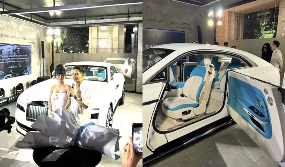 Minh "Nhựa" chính thức nhận bàn giao xe Rolls-Royce chạy 1 mạch từ Tp.HCM đi Nha Trang không tốn giọt xăng nào