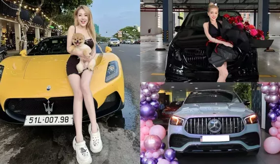 Điểm mặt dàn xe của vợ chồng nữ DJ Ngân 98: Siêu xe Maserati MC20 Cielo có giá đắt nhất, nhưng chiếc xe này sẽ sử dụng nhiều