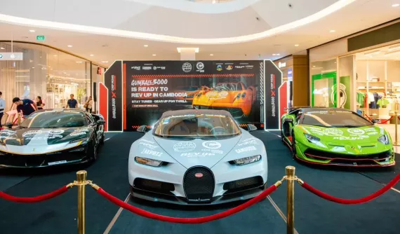 Đại gia Campuchia mang bộ 3 siêu xe đình đám để giới thiệu hành trình Gumball 3000 2024