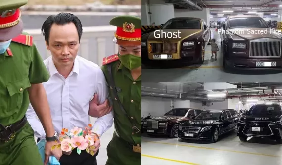 Xem lại loạt xe siêu sang trăm tỷ đồng từng phục vụ ông Trịnh Văn Quyết: 2 xe Rolls-Royce bị ngân hàng đấu giá