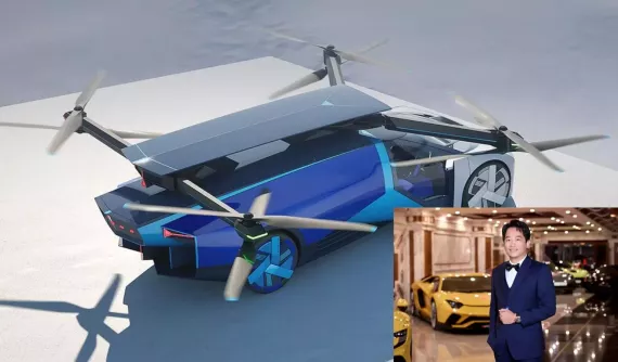 Siêu xe tốc độ quá nhiều, đại gia Hoàng Kim Khánh bất ngờ chia sẻ về ô tô bay của Trung Quốc
