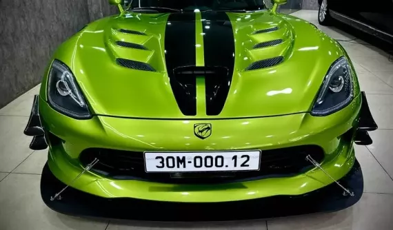 "Siêu rắn” Dodge Viper ACR độc nhất Việt Nam tìm thấy chủ mới, biển trùng số thứ tự, giá 20 tỷ đồng?