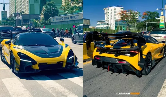 Lại thêm 1 siêu phẩm McLaren 720S độ Senna GTR xuất hiện, lần này là của các đại gia nước bạn Campuchia