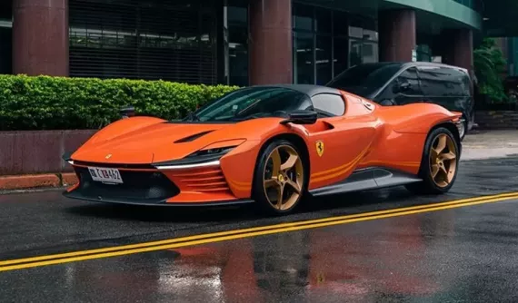 "Viên ngọc cam" Ferrari Daytona SP3 có tiền chưa chắc đã mua được của đại gia Đài Loan, chiếc thứ 3 bị bắt gặp trên đường phố
