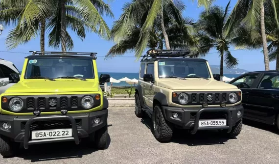 Cặp đôi Suzuki Jimny mang siêu biển tứ quý của đại gia Ninh Thuận