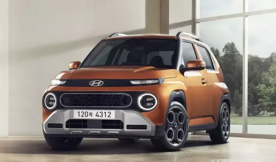 SUV hạng A Hyundai Casper 2025 trình làng với thiết kế mới và màn hình giải trí lớn hơn