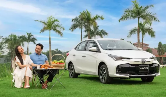 Doanh số sedan hạng B tháng 8/2024: Toyota Vios sụt giảm mạnh nhưng vẫn dẫn đầu phân khúc