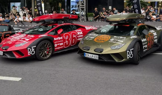 3 chiếc siêu xe chuyên chạy địa hình Lamborghini Huracan Sterrato ở Gumball 3000 2024