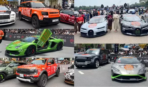 Những chiếc siêu xe của nước bạn Campuchia tham dự Gumball 3000 2024