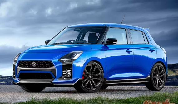 Suzuki Swift Sport 2025 sẽ dùng động cơ hybrid mới, dự kiến ra mắt vào cuối năm nay
