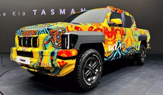 Xe bán tải Kia Tasman 2025 có thể ra mắt vào tháng sau, cạnh tranh Ford Ranger và Toyota Hilux