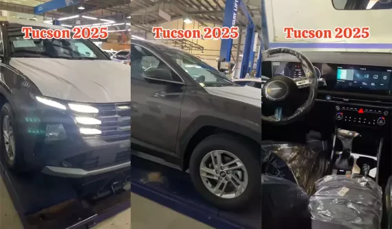 Hyundai Tucson 2025 bản thấp xuất hiện tại đại lý trước khi ra mắt Việt Nam vào tháng sau