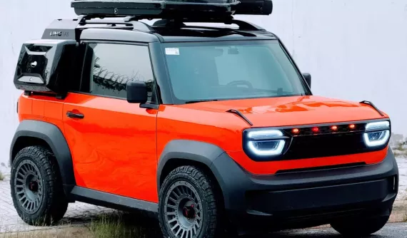 VinFast VF3 theo phong cách bụi bặm, đơn giản nhưng cá tính