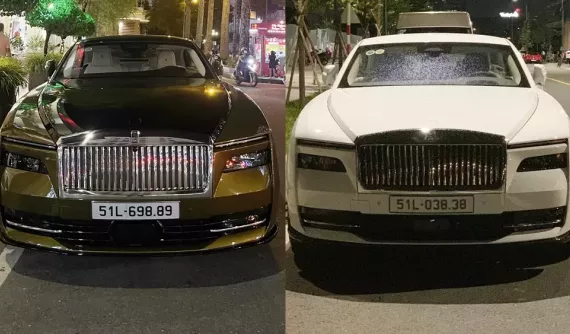 Cận cảnh 2 chiếc Spectre với tổng trị giá hơn 50 tỷ đồng ở Việt Nam: Đều có biển đấu giá, chủ xe không phải lo tốn xăng