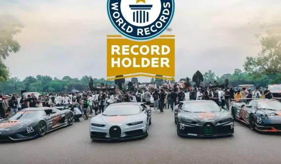 Campuchia đã phá kỷ lục về sự kiện trưng bày siêu xe lớn nhất thế giới, có đến 179 xe được trưng bày