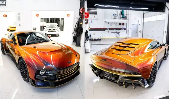 Bạn không đọc nhầm đâu, chiếc xe Aston Martin Valour điên rồ này có màu sơn trị giá đến 3,36 tỷ đồng, đắt hơn Porsche 911 mới