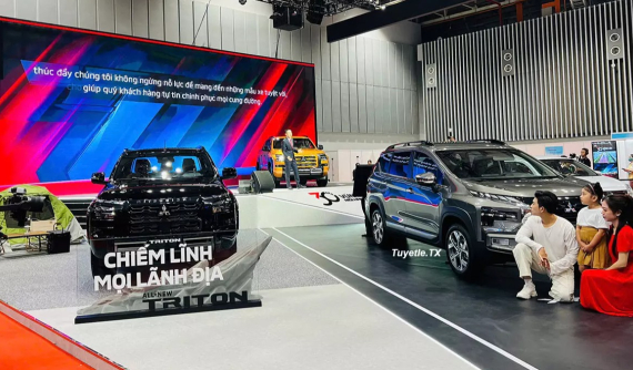 Gian hàng Mitsubishi tại Triển lãm VMS 2024: Bộ ba Xforce, Xpander và Attrage có thêm phiên bản đặc biệt