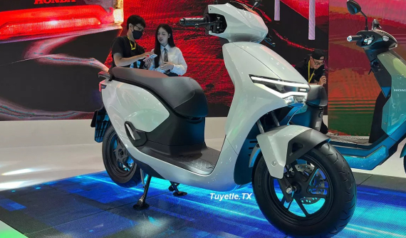 Vén màn Honda CUV e: - xe máy điện có thể tháo pin để sạc, sắp được cho thuê tại Việt Nam