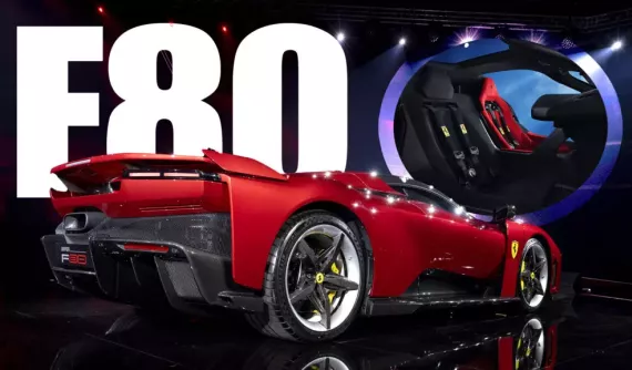 Chiếc F80 trị giá 4 triệu đô la của Ferrari gần như là xe 1 chỗ ngồi dù có ghế phụ