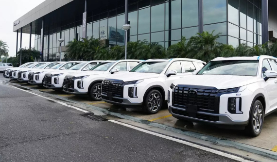 Hyundai Palisade sản xuất tại Việt Nam được xuất khẩu sang Thái Lan