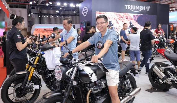 Đội hình xe phân khối lớn xuất hiện tại VMS 2024 "đốn tim" tín đồ mê tốc độ