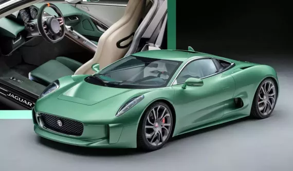 Cận cảnh Jaguar C-X75 thứ 2 được sửa đổi để trở thành siêu xe hợp pháp lưu thông trên đường phố