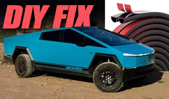 Đại lý bó tay, chủ xe Tesla Cybertruck tự mua đồ trên mạng chỉ 13 USD về khắc phục