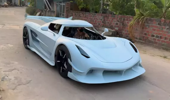 Siêu phẩm độ chế Koenigsegg Jesko của Nhết TV đã thành hình, chờ màu sơn, nội thất cùng 1 số thứ nhỏ khác
