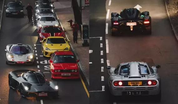 Dàn siêu xe dạo phố tại Đài Loan, McLaren F1 chục triệu đô la nổi bật bên cạnh Aston Martin Valkyrie siêu hiểm