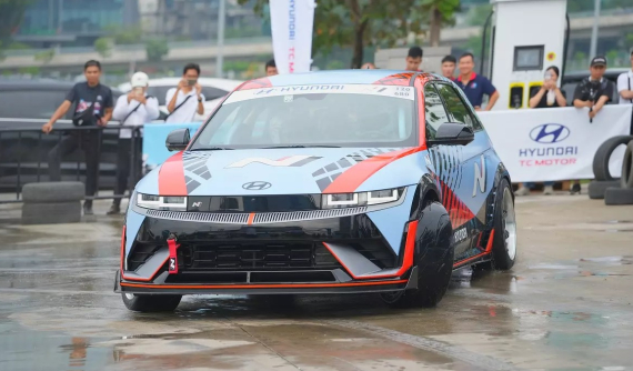 Ô tô điện mạnh nhất của Hyundai đặt chân đến Việt Nam nhưng không phải để bán