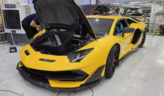 Loại bỏ body kit tận 3 tỷ đồng, chỉ có 50 bộ trên thế giới, chủ xe Lamborghini Aventador lên tiếp gói độ khủng