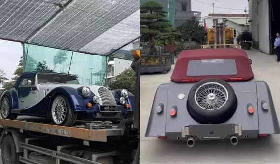 "Qua" Vũ mua sắm 2 chiếc xe Morgan vào cuối năm 2024, giá gần 18 tỷ đồng