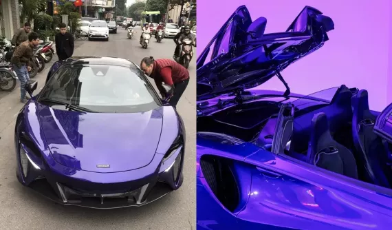 McLaren Artura Spider mới về nước đã xuất hiện ở Hà Nội