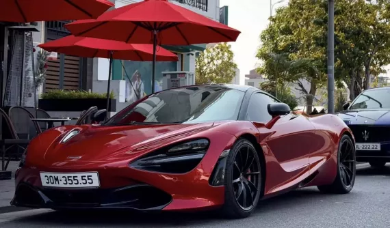 Siêu xe McLaren 720S được chào bán chỉ hơn 8 tỷ đồng nhưng biển số 30M-355.55 mới khiến người xem tò mò