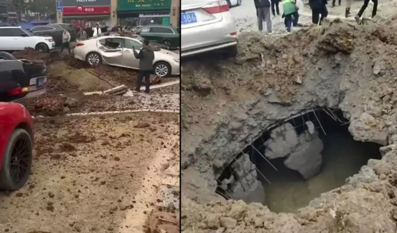 Video: Bé trai ném pháo vào miệng cống, gây ra một vụ nổ làm hỏng hàng loạt xe sang đang đỗ