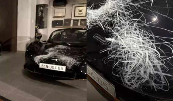 Vợ Minh "Nhựa" tiết lộ luôn siêu phẩm McLaren Elva gần 200 tỷ đồng của chồng mang biển 405