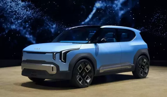 Vén màn Kia EV2 - SUV điện cỡ B giá rẻ, bán ra vào năm sau