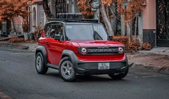 Chủ xe độ VinFast VF 3 theo phong cách hầm hố, chi phí 100 triệu