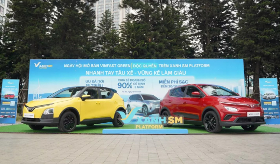 48.813 đơn đặt coc xe VinFast Green sau 72 giờ mở bán