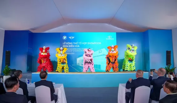 THACO AUTO tổ chức Lễ động thổ Tổ hợp showroom BMW - MINI theo tiêu chuẩn Retail.Next tại Biên Hòa